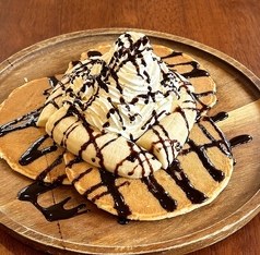 チョコバナナパンケーキ