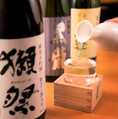 店主こだわりの日本酒・焼酎飲み放題も◎