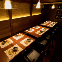 ブラインドで仕切った半個室席。4名様から10名様までご利用可能です。部署宴会といった会社宴会にもおすすめ。