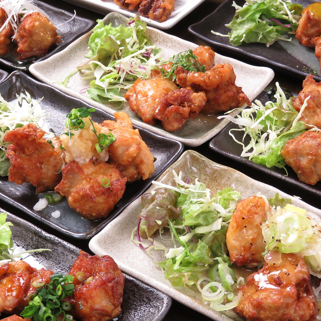 ボリューム満点★自慢の唐揚げは色んな味が勢揃い！！テイクアウトも出来ちゃうからお土産にも♪