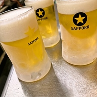 ●キンキンに冷えたビールを何時でも提供！●