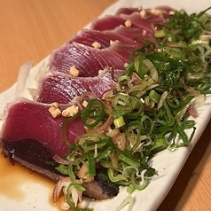 藁焼き鰹たたき 【コースでご提供!完全予約制】