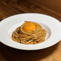 汁なし月見カレーおうどん