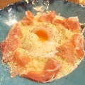 料理メニュー写真&nbsp;【リゾット】生ハムと温玉のカルボナーラ風リゾット
