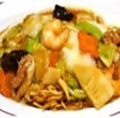 五目あんかけ焼きそば