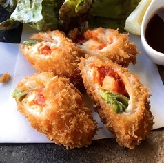 アスパラトマトチーズカツ