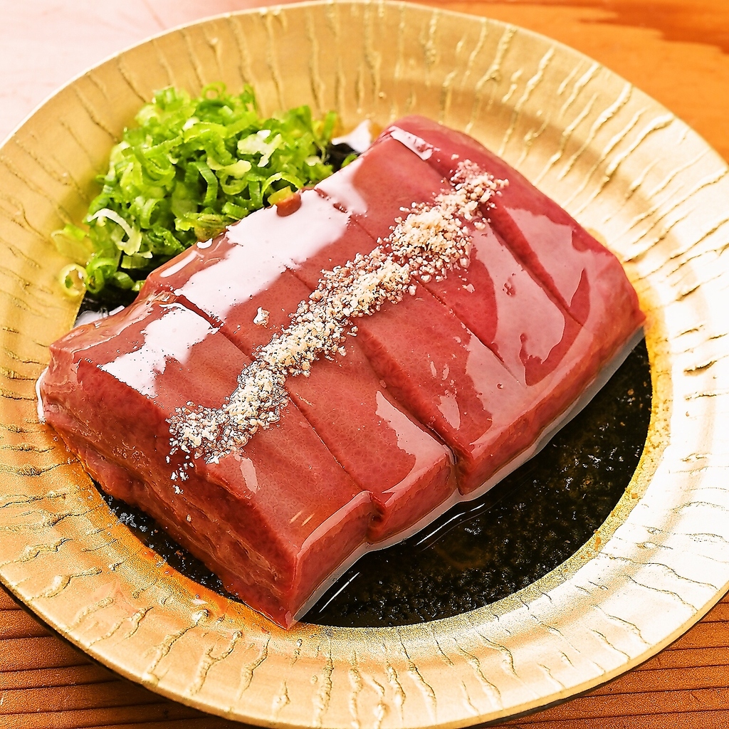 厚切りレバー