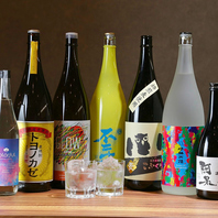 全国の銘酒、珍しい希少酒を30種以上取り揃え！