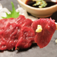 上赤身馬刺し
