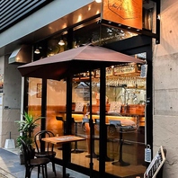 【開放感あふれるひととき】お洒落なテラス席♪