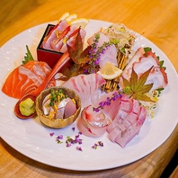 新鮮な魚を使ったお刺身！