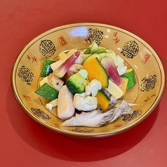 彩り野菜の塩味炒め