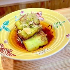白茄子揚げ浸し