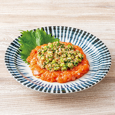 薬味のせ タルタルサーモン