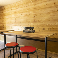 安心して利用できるテーブル席完備