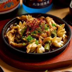 いかごろとアスパラの鉄板焼 