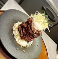 料理メニュー写真&nbsp;厳選牛ユッケ風
