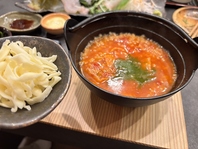 〆に最高！女性ウケ◎！トマトリゾット風雑炊