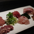 料理メニュー写真&nbsp;名古屋の錦爽鶏のお刺身 6種盛り