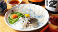料理メニュー写真&nbsp;フグ刺し（要予約）