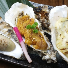 シンプルに！焼き牡蠣