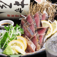 名物鰹の藁焼きのボリュームが凄い！