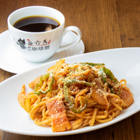 オリジナルソースのナポリタンや旬のおすすめパスタ♪