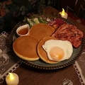 料理メニュー写真&nbsp;モーニングパンケーキセット