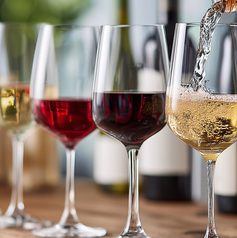 Wineやカクテルなど美味しいお酒が盛り沢山