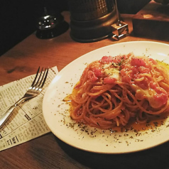 トマトクリームパスタ