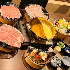 こだわり食材を使ったしゃぶしゃぶコース