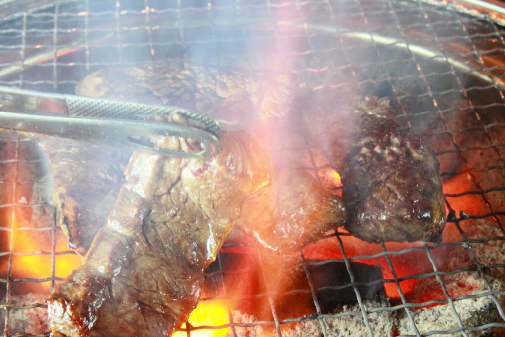 高火力で一気に焼きあげます！焼きすぎ注意。