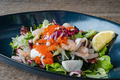 料理メニュー写真 とびっこと魚介のシーフードサラダ