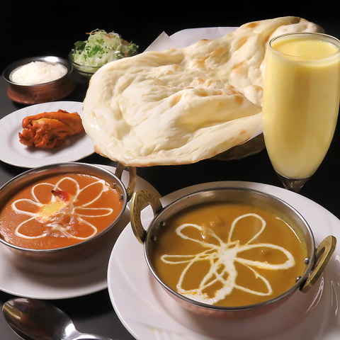 ナンやカレーに香ばしいタンドリーチキンをはじめ、本場インド料理の味が楽しめるお店