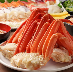 ズワイ蟹＆海鮮食べ放題！（L.O30分前）セルフで手巻き寿司も作れます◎ 9980円(税込)の写真