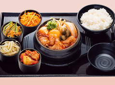 豚きのこスンドゥブ定食