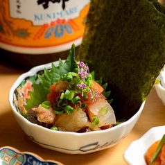 ぶつ切り海鮮海苔巻き 山椒風味 