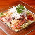 料理メニュー写真&nbsp;●合鴨ロースと豆腐のよだれ鶏風