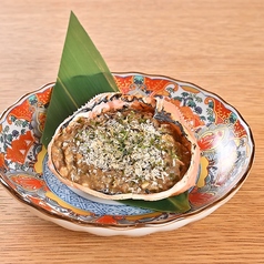 名物 カニみそ甲羅焼き