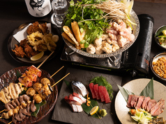 炭焼きと肉そば 火鳥 HINOTORI 東口店のコース写真