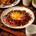 料理メニュー写真 馬刺ユッケ