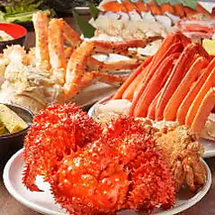 5種類の蟹＆海鮮食べ放題！（L.O30分前）手巻き寿司も作れます◎18980円(税込)の写真