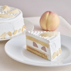 岡山白桃のショートケーキ