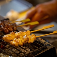 一本一本丁寧に炭火で焼き上げてご提供します！