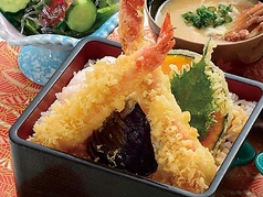 華御膳（かにえび天重）※香の物付