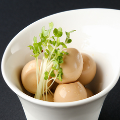 うずら味玉子の藁焼き