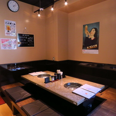 掘りごたつ席も充実◎