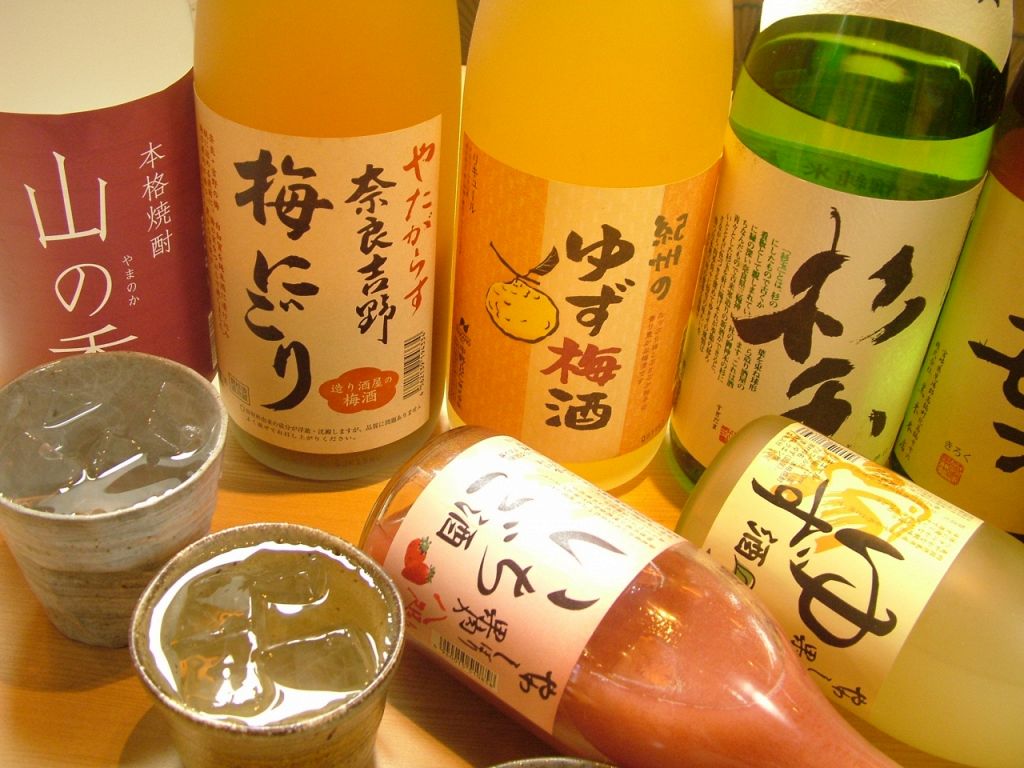 ゆず梅酒、にごりいちごのお酒など…女性にうれしい果実系のお酒も豊富にご用意♪