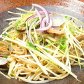 料理メニュー写真&nbsp;★岡山産黄にらとあさりの地産地消焼きそば