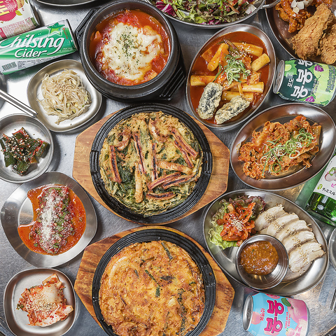 ◆グルメ女子行きつけの韓国料理店◆韓国ジュースが飲み放題♪